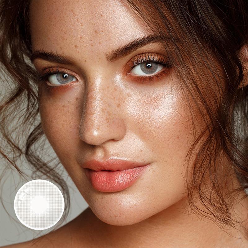 Coleyes Aurora Grey Yearly Prescription Colored Contacts - image 1