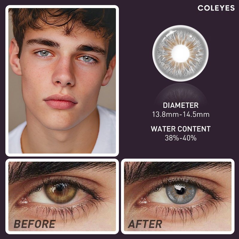 Coleyes Wildness Wolf Grey Men Colored Contacts - image 5