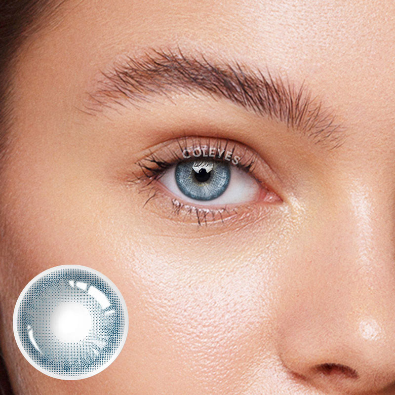 Coleyes Virtual Blue Yearly Prescription Colored Contacts - image 1