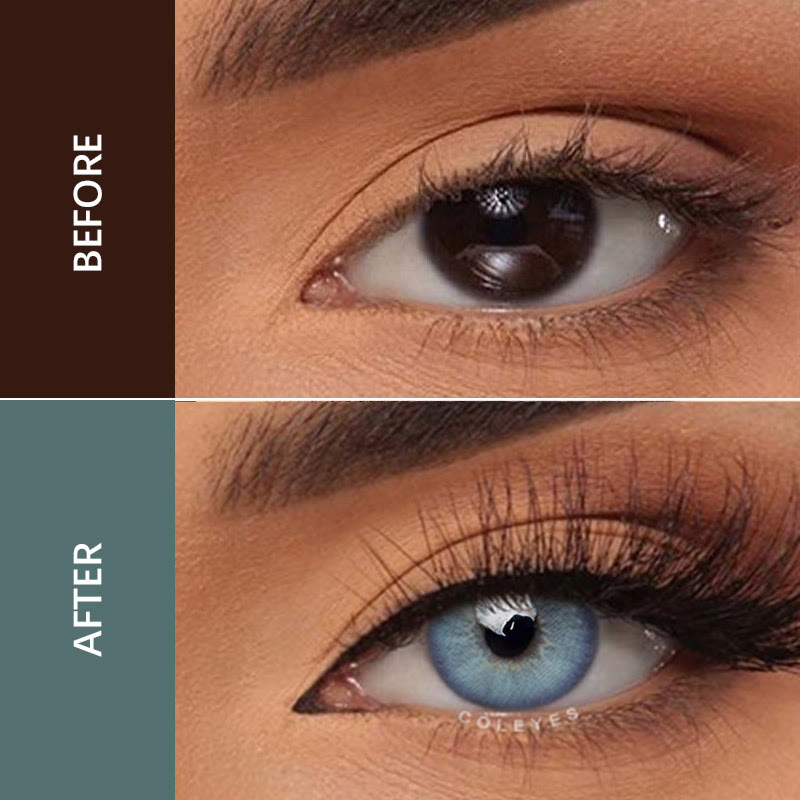 Coleyes Crystal Blue Yearly Prescription Colored Contacts - image 1