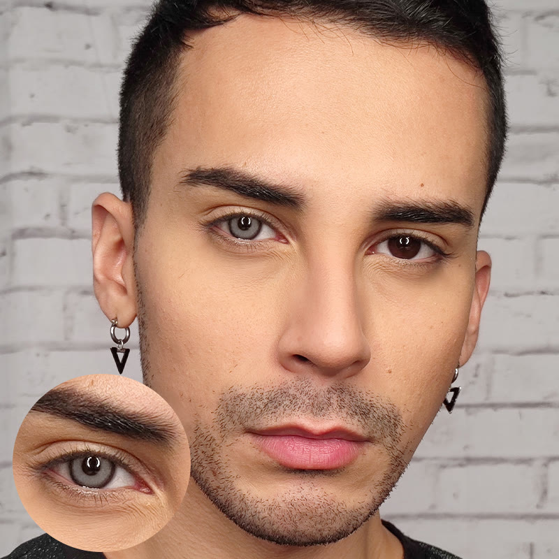 Coleyes Tiger's Eye Grey Yearly Prescription Colored Contacts - image 4