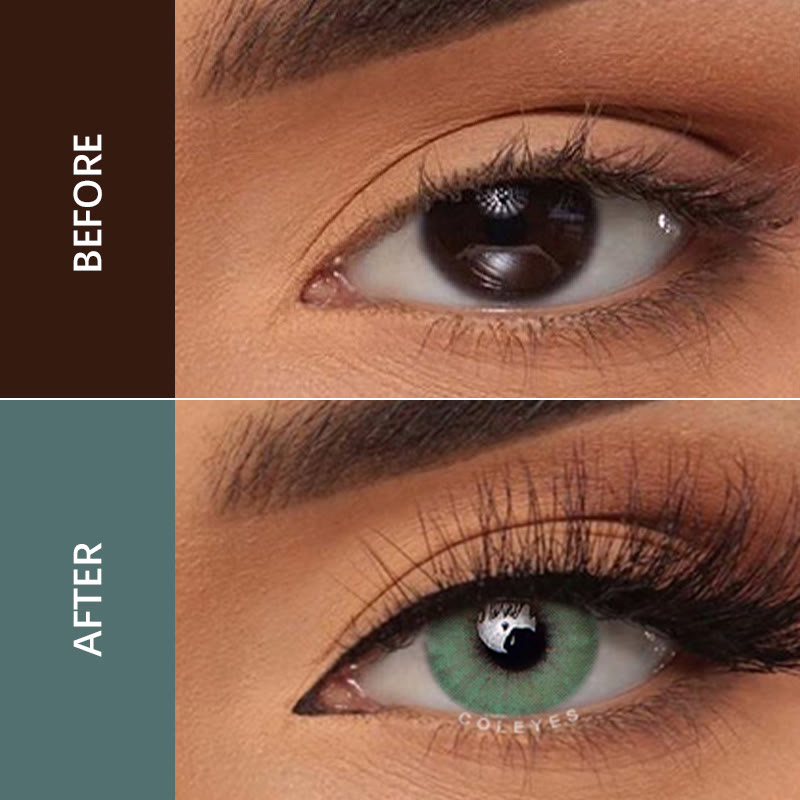 Coleyes Hidrocor Verde Yearly Prescription Colored Contacts - image 1