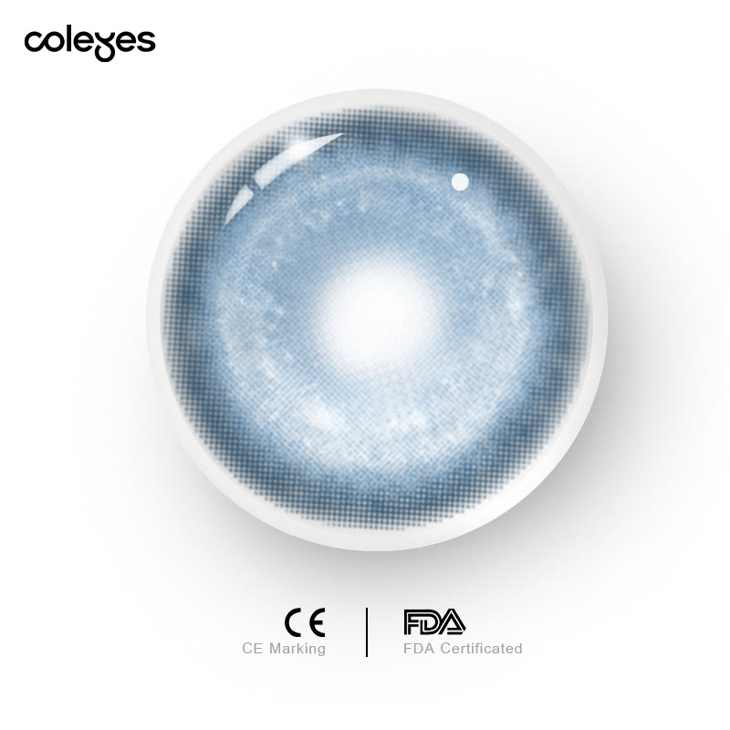 Coleyes Cosmic Blue 1-Day / 1-Year Prescription Cosplay Colored Contacts - image 12