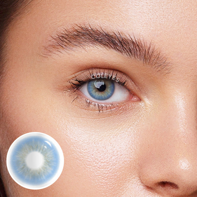 Coleyes Sin Blue Yearly Prescription Colored Contacts - image 8