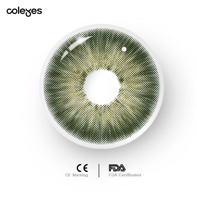 Coleyes New York III Green Yearly Prescription Colored Contacts - image 8
