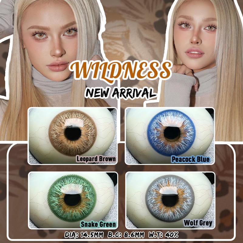 Coleyes Wildness Leopard Brown Yearly Colored Contacts - image 9