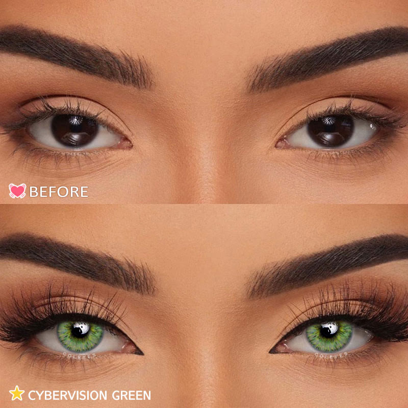 Coleyes Cybervision Green Yearly Prescription Colored Contacts - image 7
