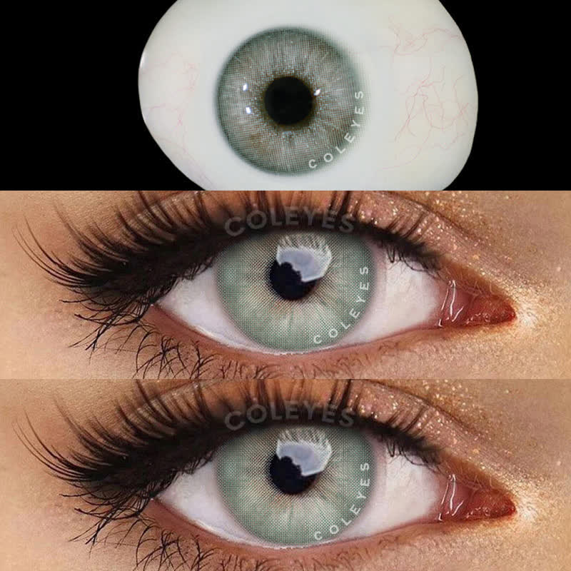Coleyes Crystal Green Yearly Prescription Colored Contacts - image 5