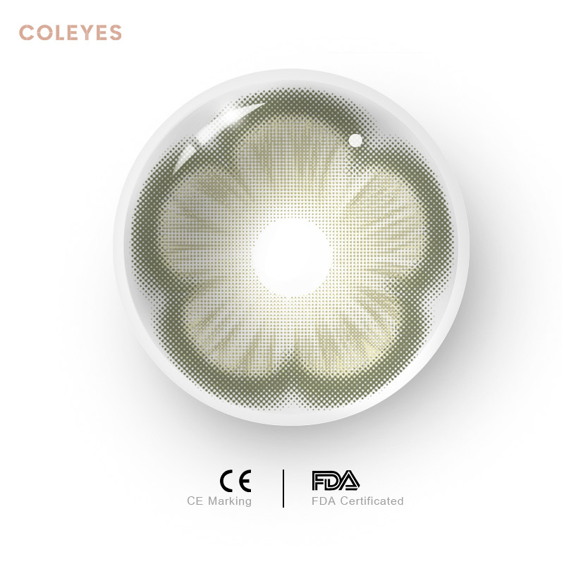 Coleyes Sukura Green Yearly Prescription Colored Contacts - image 2