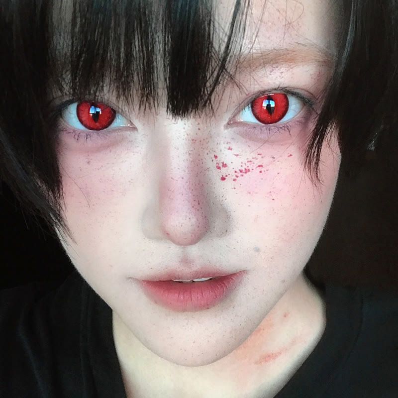 Coleyes Dragon Soul Red 1-Day Cosplay Colored Contacts - image 5