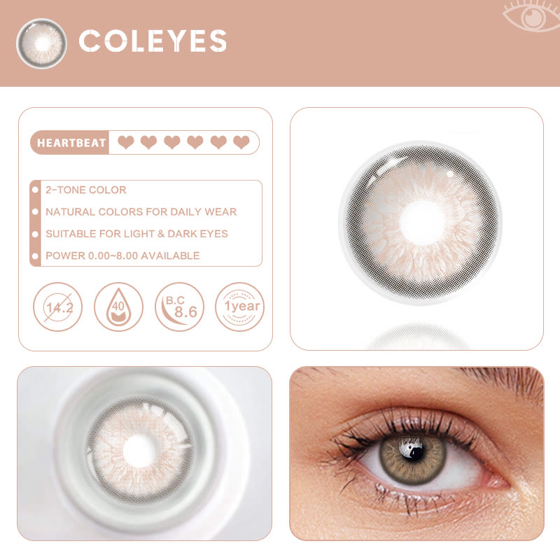 Coleyes K-Eyes Brown Yearly Colored Contacts - image 9