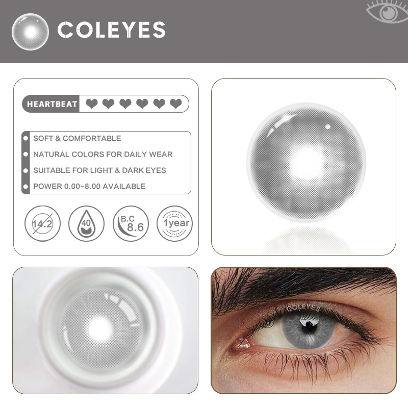 Coleyes Profound Grey Men Colored Contacts - image 5