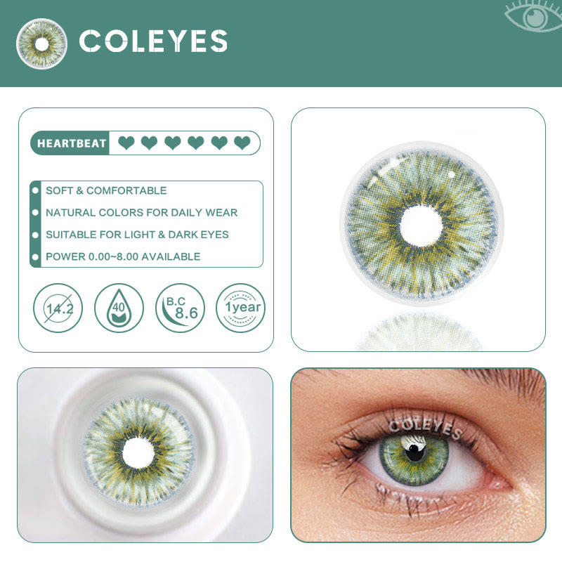 Coleyes Cybervision Green Yearly Prescription Colored Contacts - image 10
