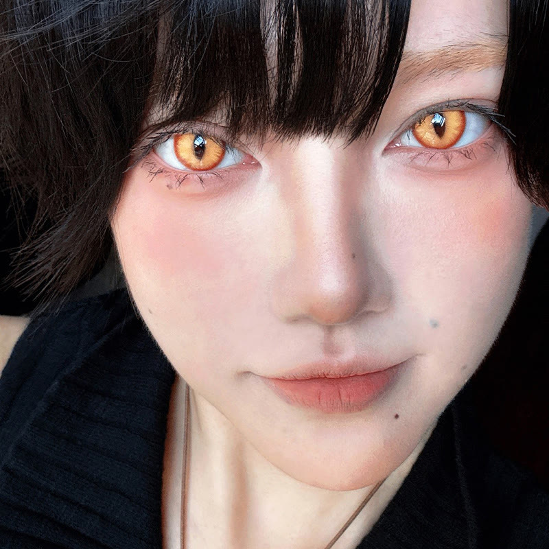 Coleyes Dragon Soul Brown Pro Axis Lock Cosplay Colored Contacts | 2-Pair Pack (1-Day) - image 6