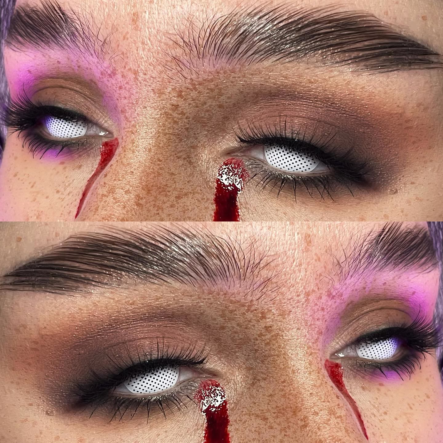 Coleyes Blind Mesh White Yearly Prescription Cosplay Colored Contacts - image 5