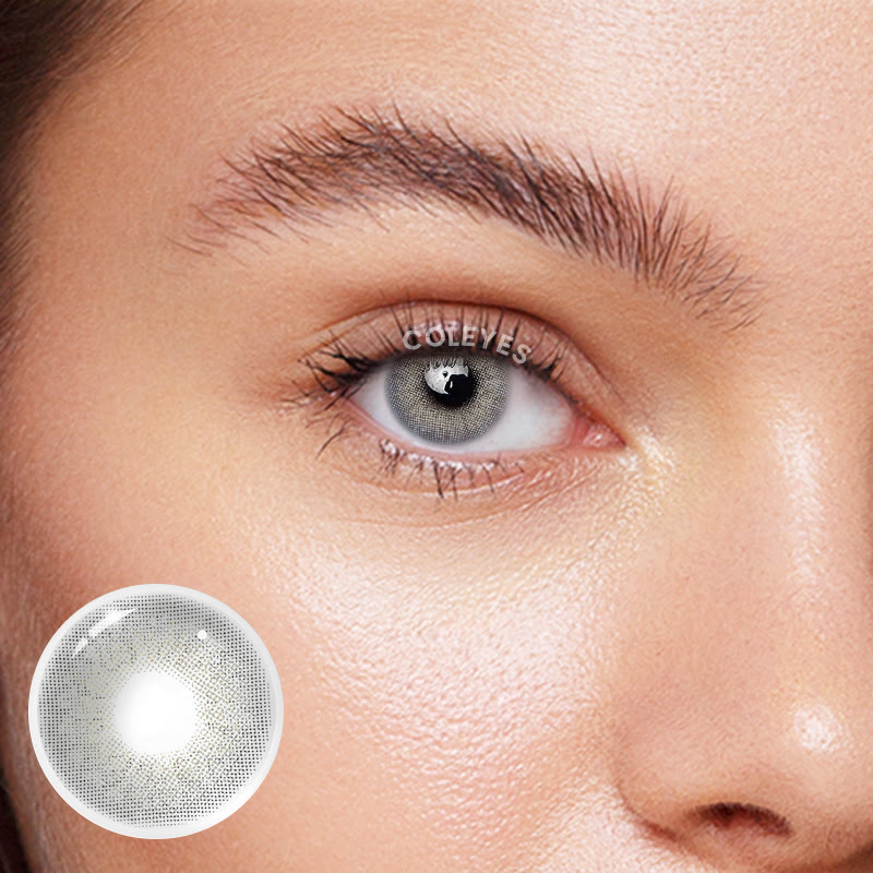 Coleyes Wild Cat Grey Yearly Prescription Colored Contacts - image 1