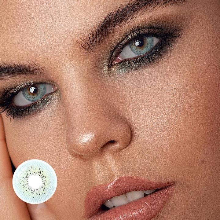 Coleyes Ocean Blue Yearly Prescription Colored Contacts - image 8