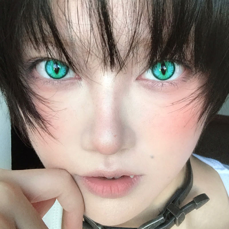 Coleyes Dragon Soul Green 1-Day Cosplay Colored Contacts - image 6