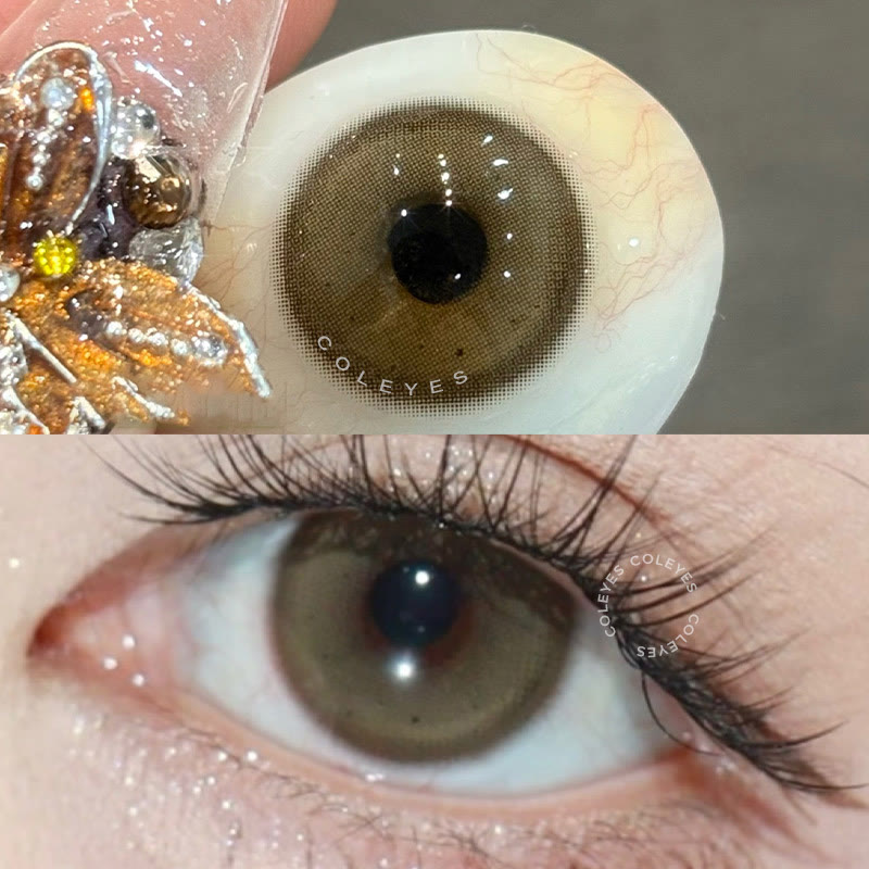 Coleyes Bare Olive Prescription Colored Contacts - image 5
