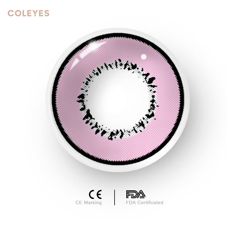 Coleyes Storm Pink Yearly Prescription Colored Contacts - image 2