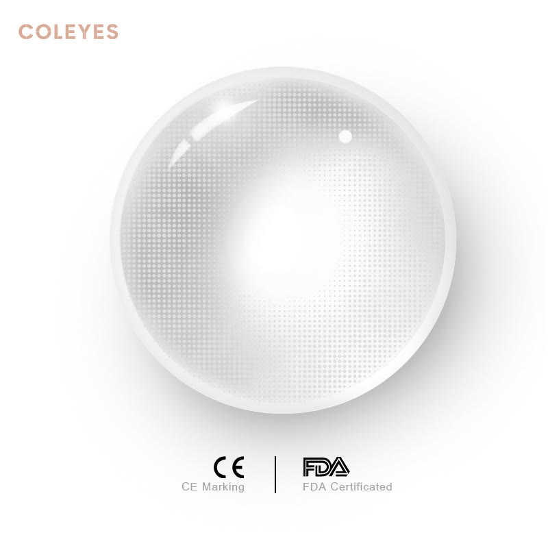 Coleyes Aurora Grey Yearly Prescription Colored Contacts - image 2