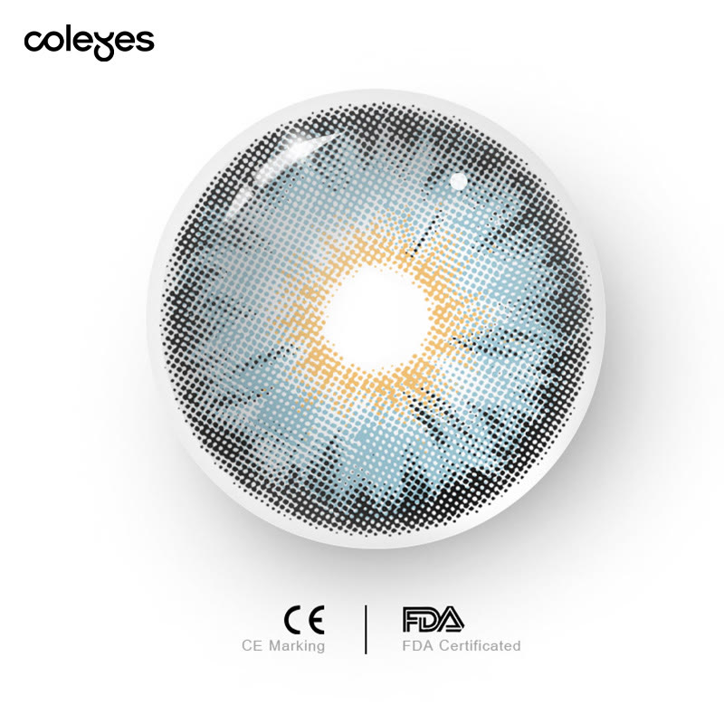 Coleyes Monica Blue Small Pupil Yearly Colored Contacts - image 11