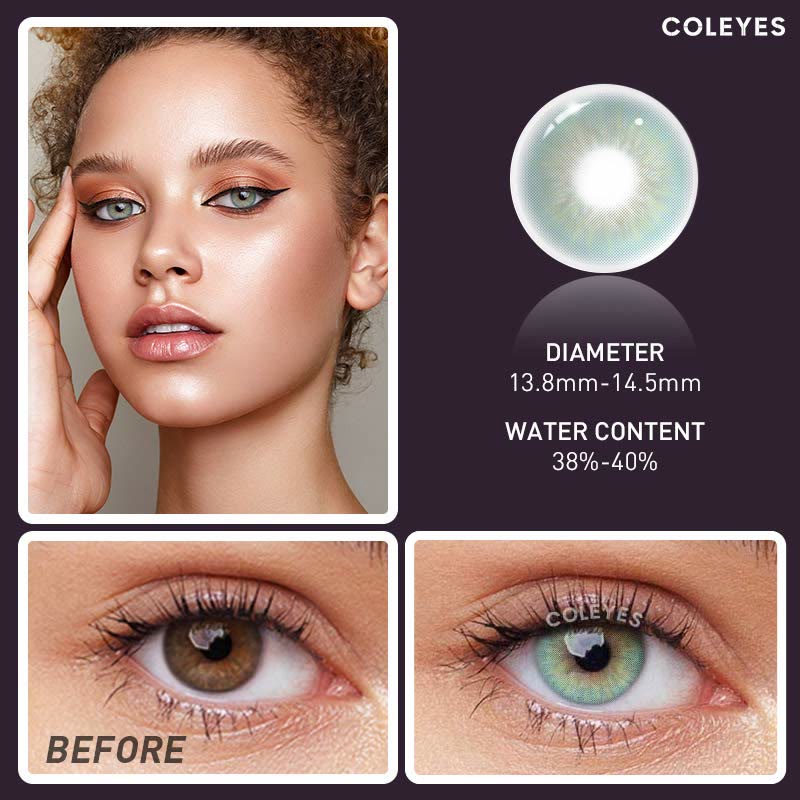 Coleyes Sin Green Yearly Prescription Colored Contacts - image 13