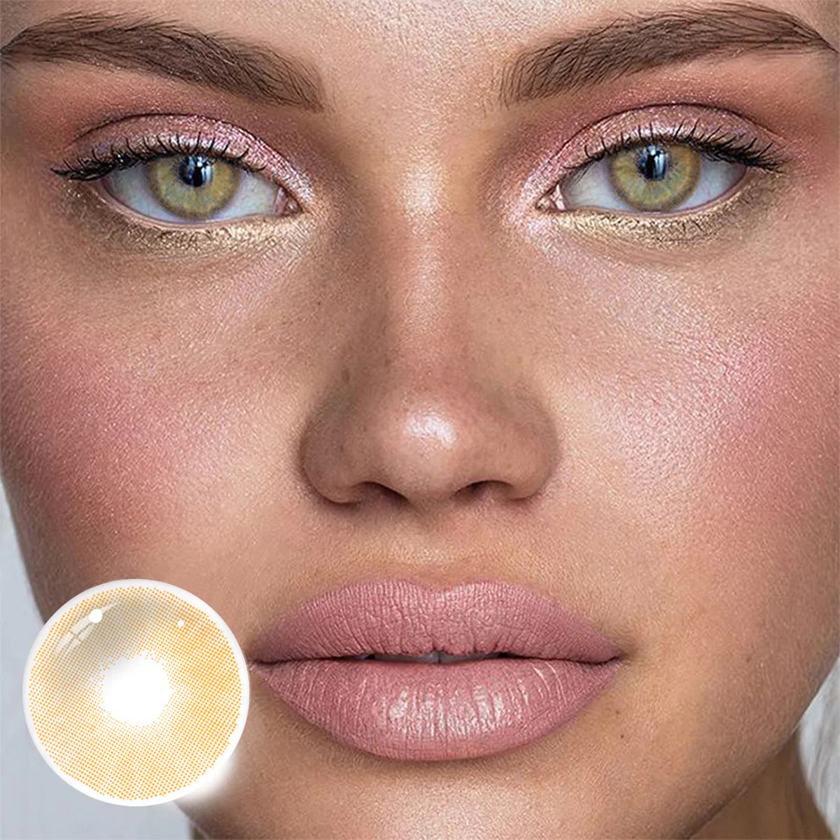 Coleyes Aurora Brown Yearly Prescription Colored Contacts - image 2