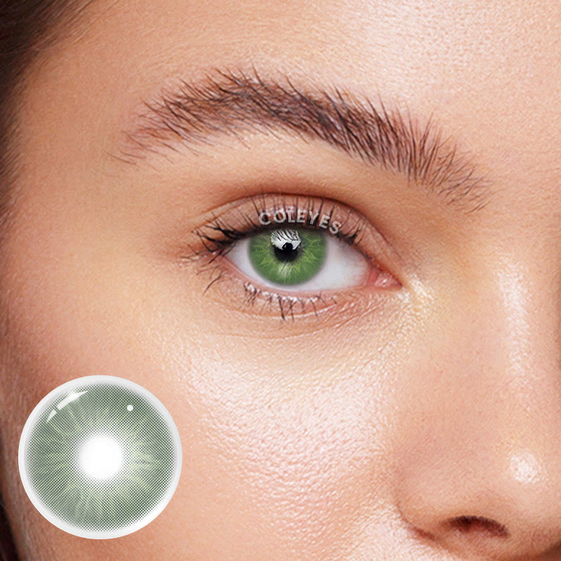 Coleyes Profound Green Yearly Prescription Colored Contacts - image 8
