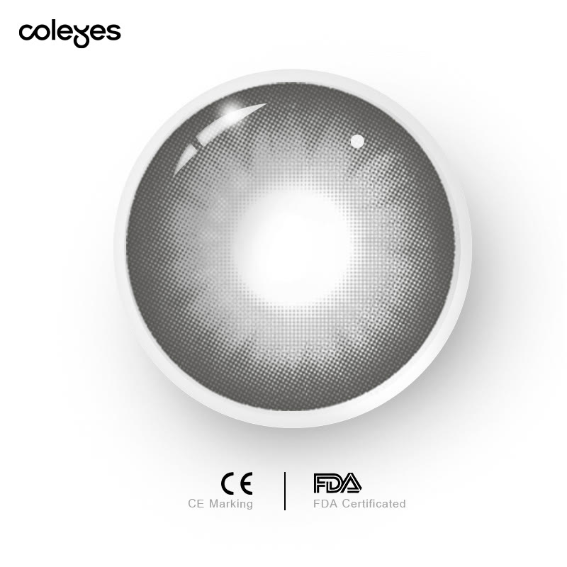 Coleyes Baby Doll Grey Yearly Prescription Colored Contacts - image 8