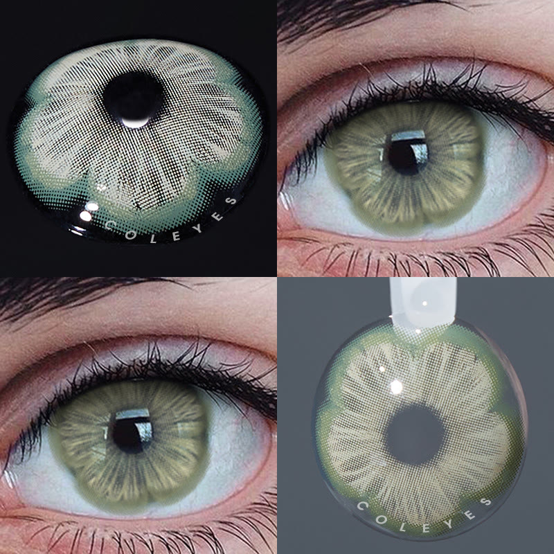 Coleyes Sukura Green Yearly Prescription Colored Contacts - image 1