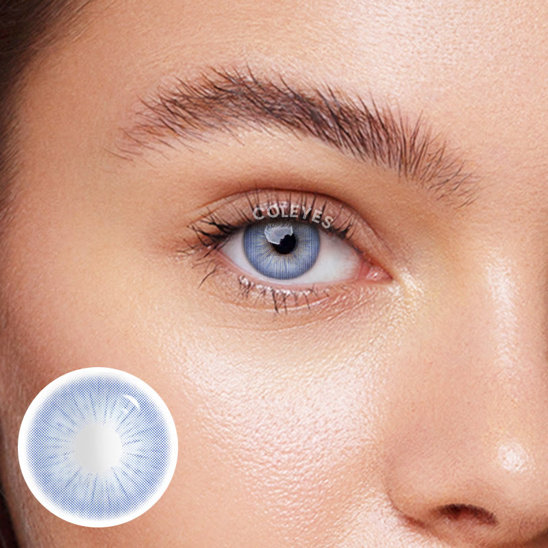 Coleyes Crystal Blue Yearly Prescription Colored Contacts - image 7