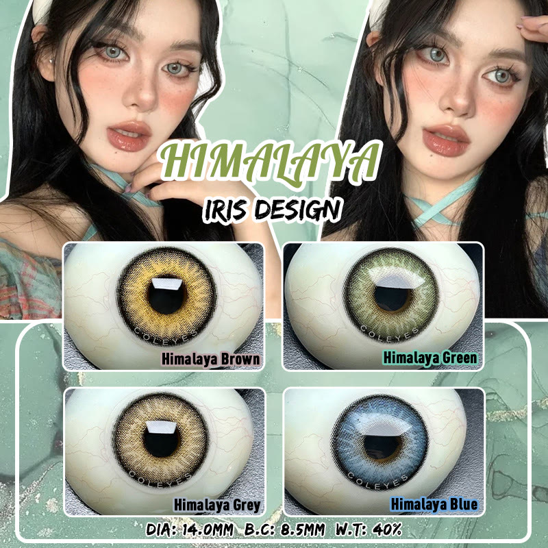 Coleyes Himalaya Blue Yearly Prescription Colored Contacts - image 10