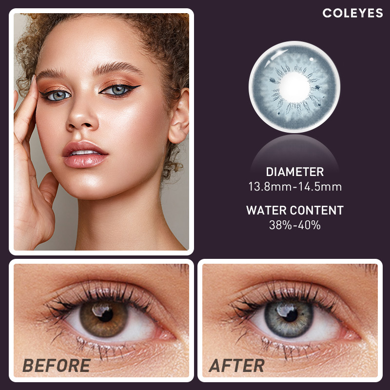 Coleyes Stunna Blue Yearly Prescription Colored Contacts - image 10