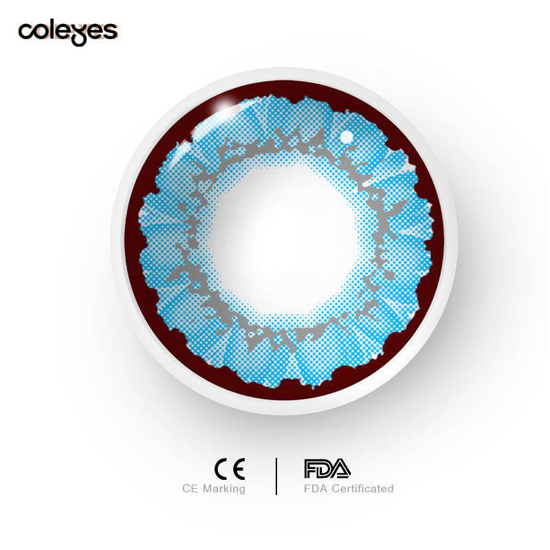 Coleyes Chomper Blue Yearly Prescription Cosplay Colored Contacts - image 5