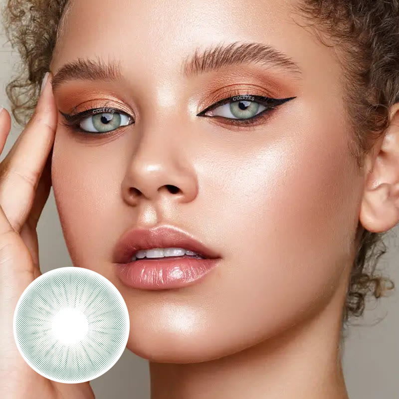Coleyes Crystal Green Yearly Prescription Colored Contacts - image 10