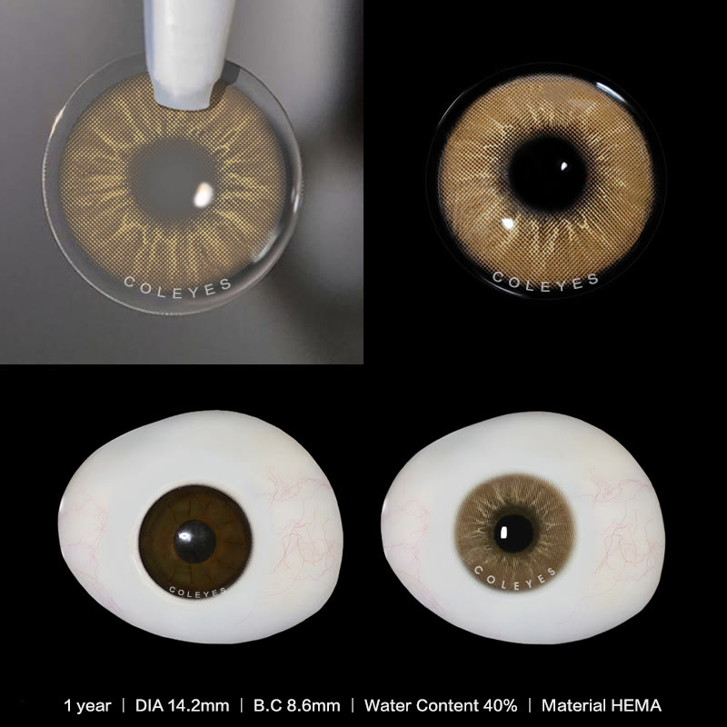 Coleyes Profound Brown Yearly Prescription Colored Contacts - image 11