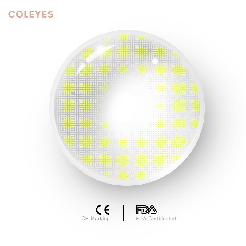Coleyes Aurora Crystal Green Yearly Prescription Colored Contacts - image 2
