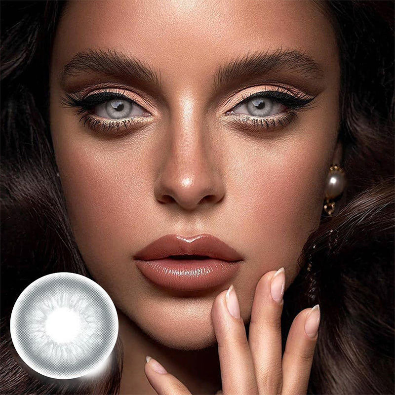 Coleyes No Makeup Wed. Grey Yearly Prescription Colored Contacts - image 6