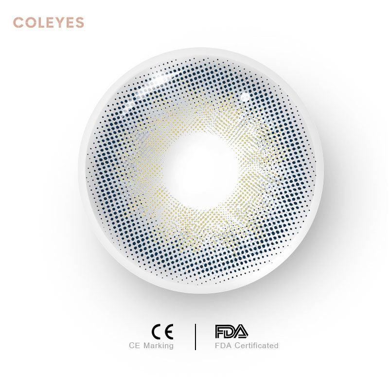 Coleyes Dutch Blue Yearly Prescription Colored Contacts - image 2