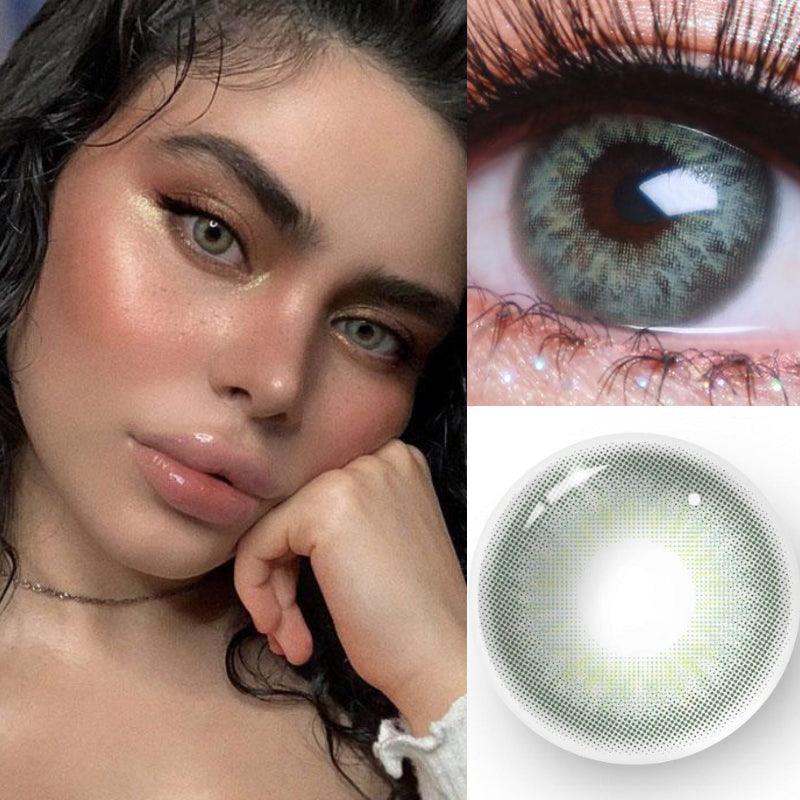 Coleyes DNA Taylor Ⅱ Green Yearly Prescription Colored Contacts - image 5