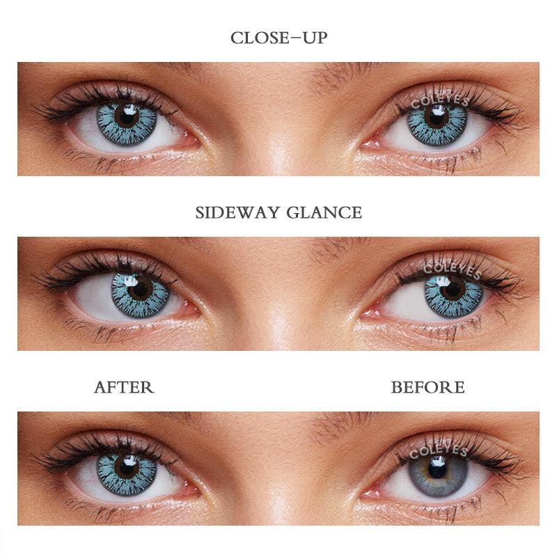 Coleyes Nonno Blue Prescription Yearly Cosplay Colored Contacts - image 5