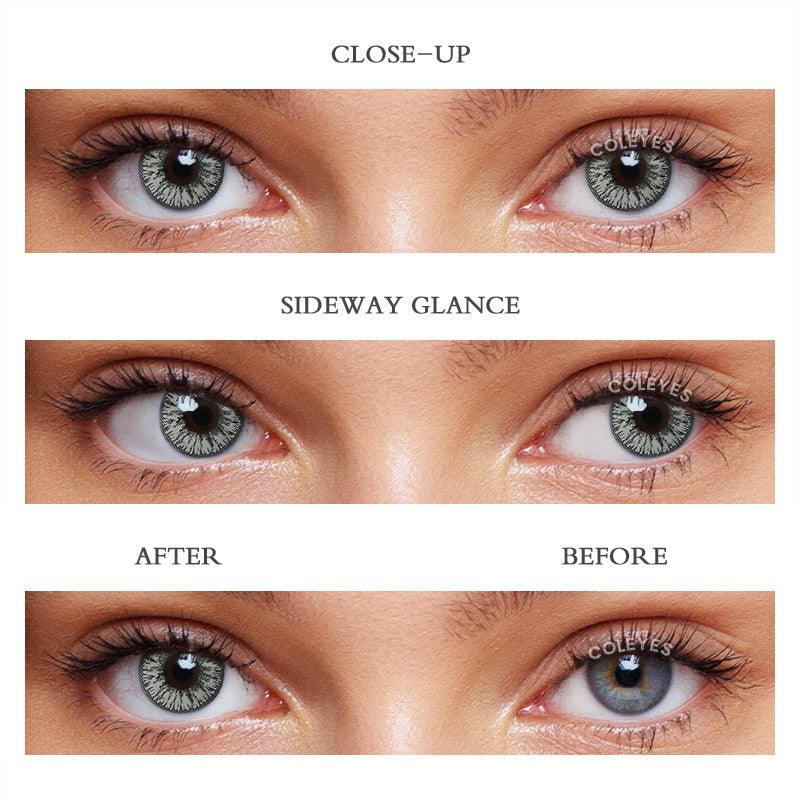 Coleyes Nonno Grey Yearly Prescription Cosplay Colored Contacts - image 5
