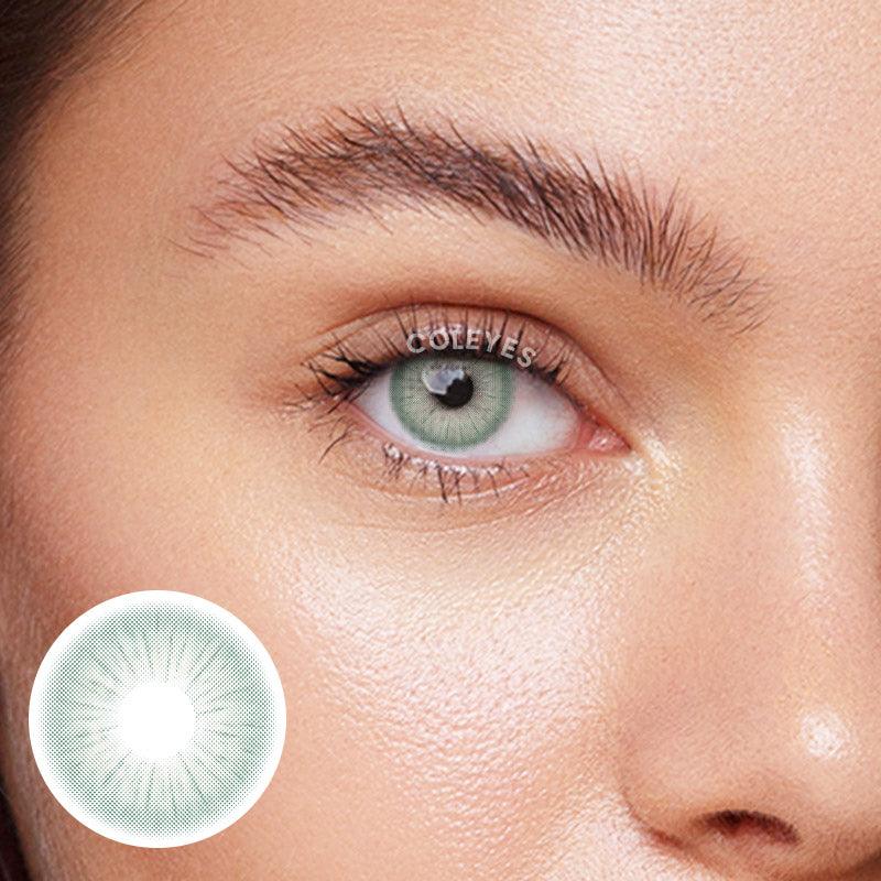 Coleyes Crystal LightGreen Yearly Prescription Colored Contacts - image 3