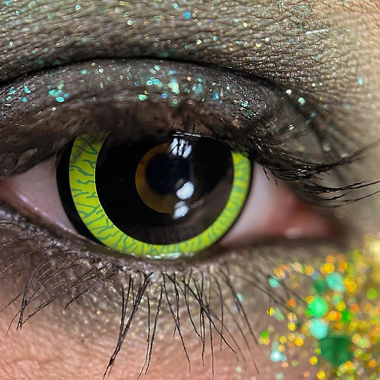 Coleyes Nebula Green Yearly Cosplay Colored Contacts - image 3