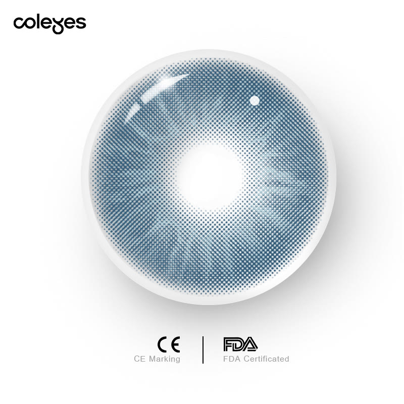Coleyes Profound Blue Yearly Prescription Colored Contacts - image 13