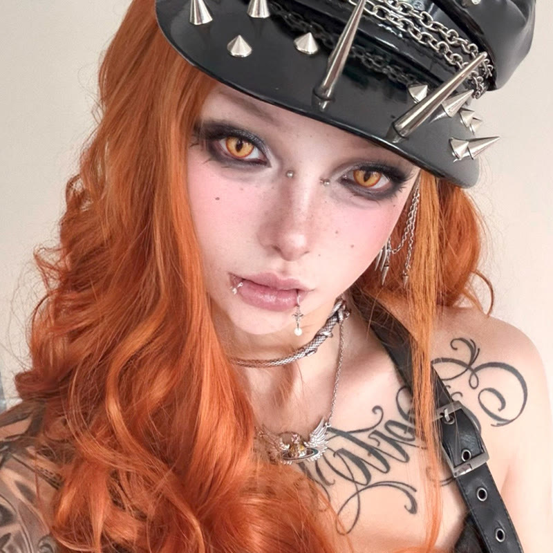 Coleyes Dragon Soul Brown Pro Axis Lock Cosplay Colored Contacts | 2-Pair Pack (1-Day) - image 4