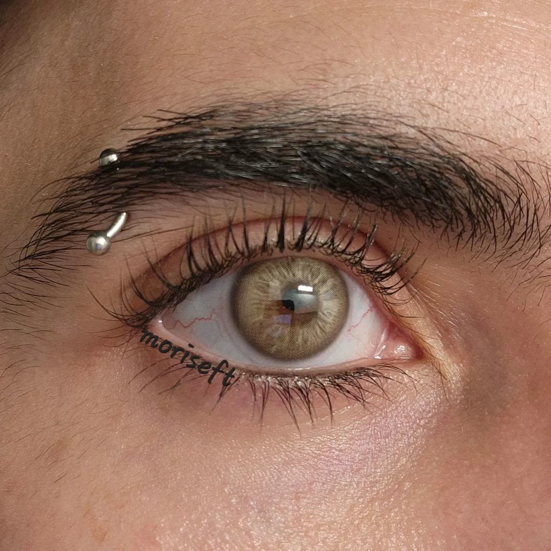 Coleyes No Makeup Friday Brown Yearly Prescription Colored Contacts - image 3