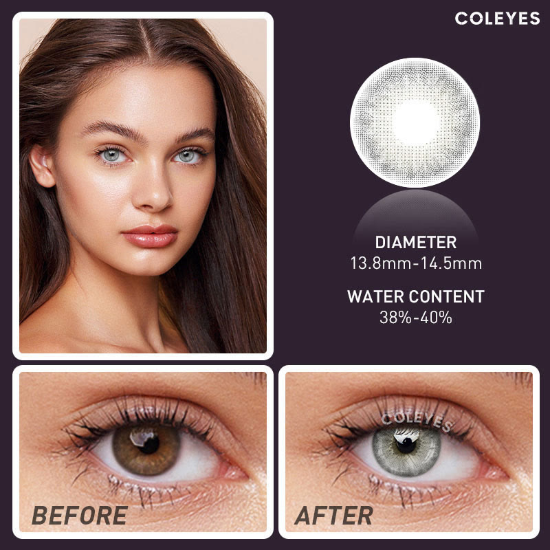 Coleyes Virtual Grey Yearly Prescription Colored Contacts - image 8