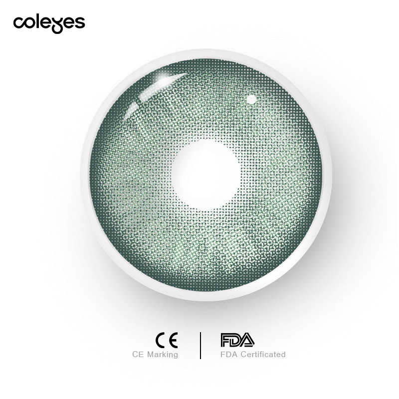 Coleyes Echo Green Yearly Prescription Colored Contacts - image 6
